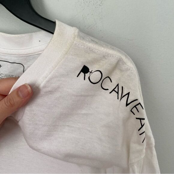 Calvin Klein Men’s Rocawear N Neck Short Sleeve White Teeshirt XL - Picture 2 of 7